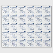 Tassel Worth the Hassle Abschluss Wrapping Paper Geschenkpapier (Flach)