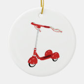 Tasseled Scooter Keramik Ornament (Vorne)