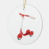 Tasseled Scooter Keramik Ornament (Links)