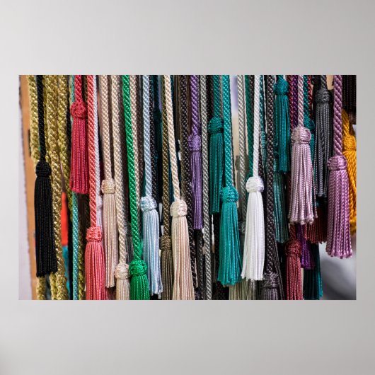 Tassels At Market Poster (Vorne)