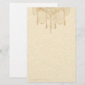 Tassels und Frills Stationery Briefpapier (Vorne/Hinten)