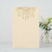 Tassels und Frills Stationery Briefpapier (Stehend Vorderseite)