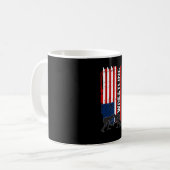 Tassen-amerikanischer Wrestling-Nizza Entwurf Kaffeetasse (Vorderseite Links)