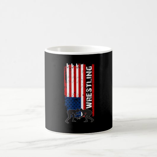 Tassen-amerikanischer Wrestling-Nizza Entwurf Kaffeetasse (Mittel)