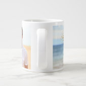 Tassen-Andenken zum Speichern des Datums Jumbo-Tasse (Rückseite)