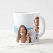 Tassen-Andenken zum Speichern des Datums Jumbo-Tasse (Vorderseite Rechts)