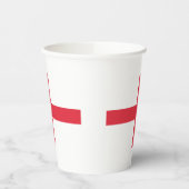 Tassen auf englischer Flagge Pappbecher (Links)