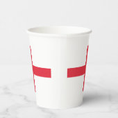 Tassen auf englischer Flagge Pappbecher (Rechts)