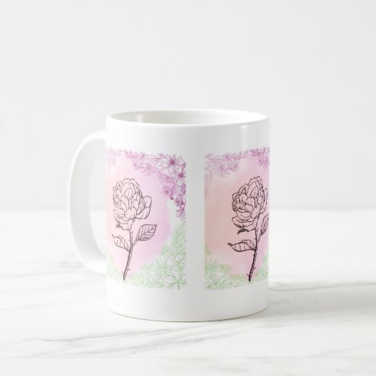 Tassen & Becher || Rose Bloom Tasse (Vorderseite Links)