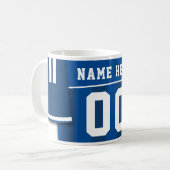 Tassen, Blau, Fußball Kaffeetasse (Vorderseite Links)