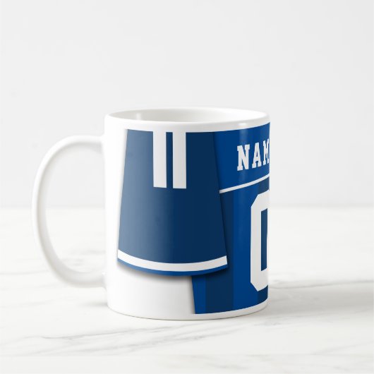 Tassen, Blau, Fußball Kaffeetasse (Links)