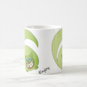 Tassen-Cheshire-Katze, genießen Kaffeetasse (Mittel)