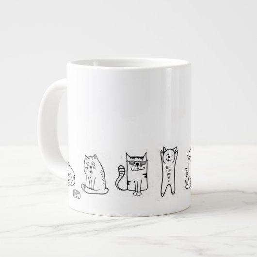 Tassen - Coole Katze (Vorderseite Links)