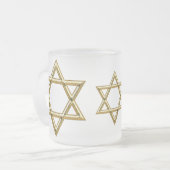 Tassen-Davidsstern Mattglastasse (Vorderseite Links)