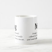 Tassen-Definitions-Tasse Kaffeetasse (Mittel)