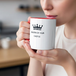 Tassen-Design mit Typografie – Königin unseres Sch Tasse
