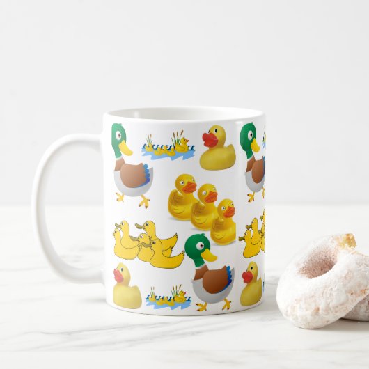Tassen Enten (Mit Donut)