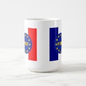 Tassen-französische Flagge EU Frexit Kaffeetasse (Mittel)