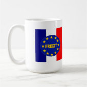 Tassen-französische Flagge EU Frexit Kaffeetasse (Links)