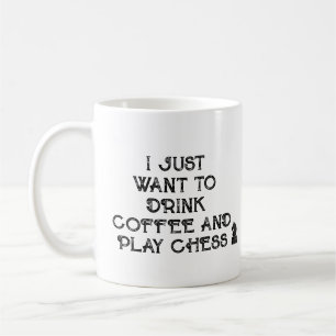 Tassen-Geschenk für Schachspieler mit bedruckter,  Kaffeetasse