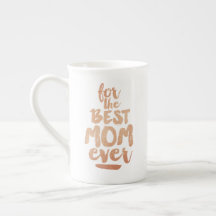Tassen-Knochen-China-Mutter-Tag für die beste Mama