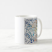 Tassen-Labyrinth eins Kaffeetasse (VorderseiteRechts)