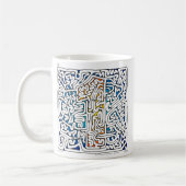 Tassen-Labyrinth eins Kaffeetasse (Links)