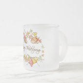 Tassen-(mattiert) - glückliches mattglastasse (VorderseiteRechts)