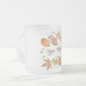 Tassen-(mattiert) - glückliches mattglastasse (Vorderseite Links)