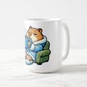 Tassen mit einem Capybara (VorderseiteRechts)