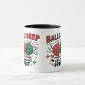 Tassen mit Weihnachtsgeist 'Balls Deep' (Zentrum)