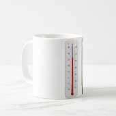 Tassen mit zwei Thermometern (Vorderseite Links)