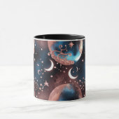 Tassen – Rose Gold Celestial Mondphase Luxus Kaffe (Zentrum)