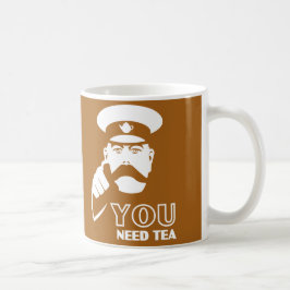 Tassen-Schale Lord-Kitchener You Need Tea Kaffeetasse