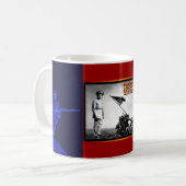 TASSEN-SCHWARZER MARINESOLDAT WAREN WIR DORT KAFFEETASSE (Vorderseite Links)