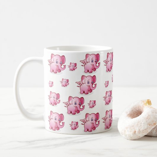 Tassen Schweine (Mit Donut)