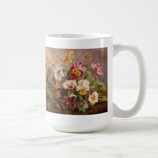 Tassen-Stiefmütterchen Kaffeetasse (Rechts)