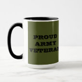 Tassen-stolzer Armee-Veteran Tasse (Links)