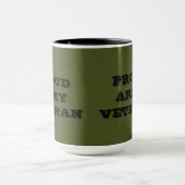 Tassen-stolzer Armee-Veteran Tasse (Zentrum)