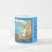 TASSEN-VINTAGER FEENHAFTER MATTGLASTASSE (Vorderseite Links)