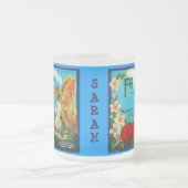 TASSEN-VINTAGER FEENHAFTER MATTGLASTASSE (Mittel)