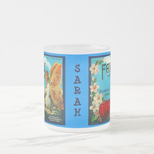 TASSEN-VINTAGER FEENHAFTER MATTGLASTASSE (Mittel)