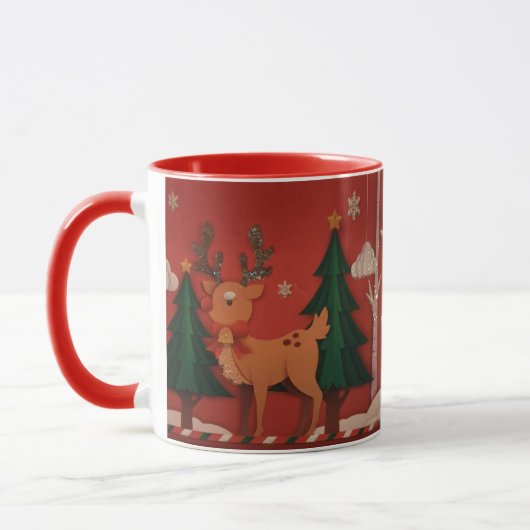 Tassen-Weihnachtsreh Tasse (Links)