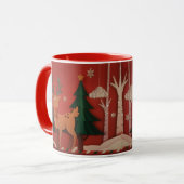 Tassen-Weihnachtsreh Tasse (Vorderseite Links)
