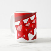 Tassen-Weihnachtssterne Kaffeetasse (Vorderseite Links)