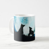 Tassen-Wolf-Mond Kaffeetasse (Vorderseite Links)