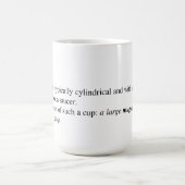 Tassen-Wörterbuch-Definition Kaffeetasse (Mittel)