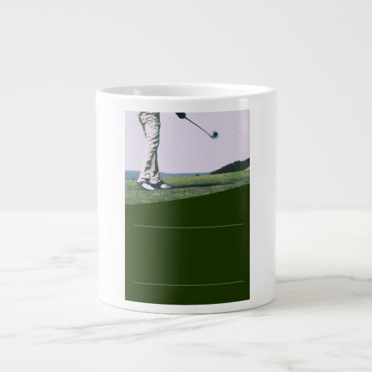 Tassencaffe-Probe Golf Jumbo-Tasse (Vorderseite)