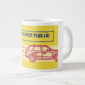 Tassencaffeemusterwagen Jumbo-Tasse (Vorderseite Rechts)