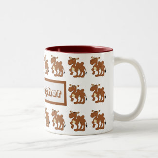 Tassendesign Bactrian Kamel Zweifarbige Tasse
